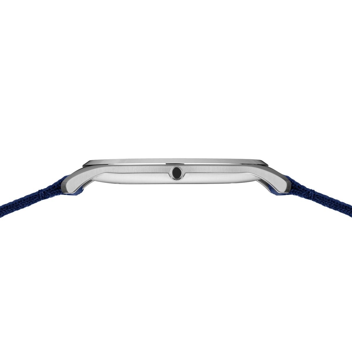 Ultra Slim Tekstil Ur Blå