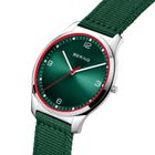 Ultra Slim Tekstil Ur Grøn