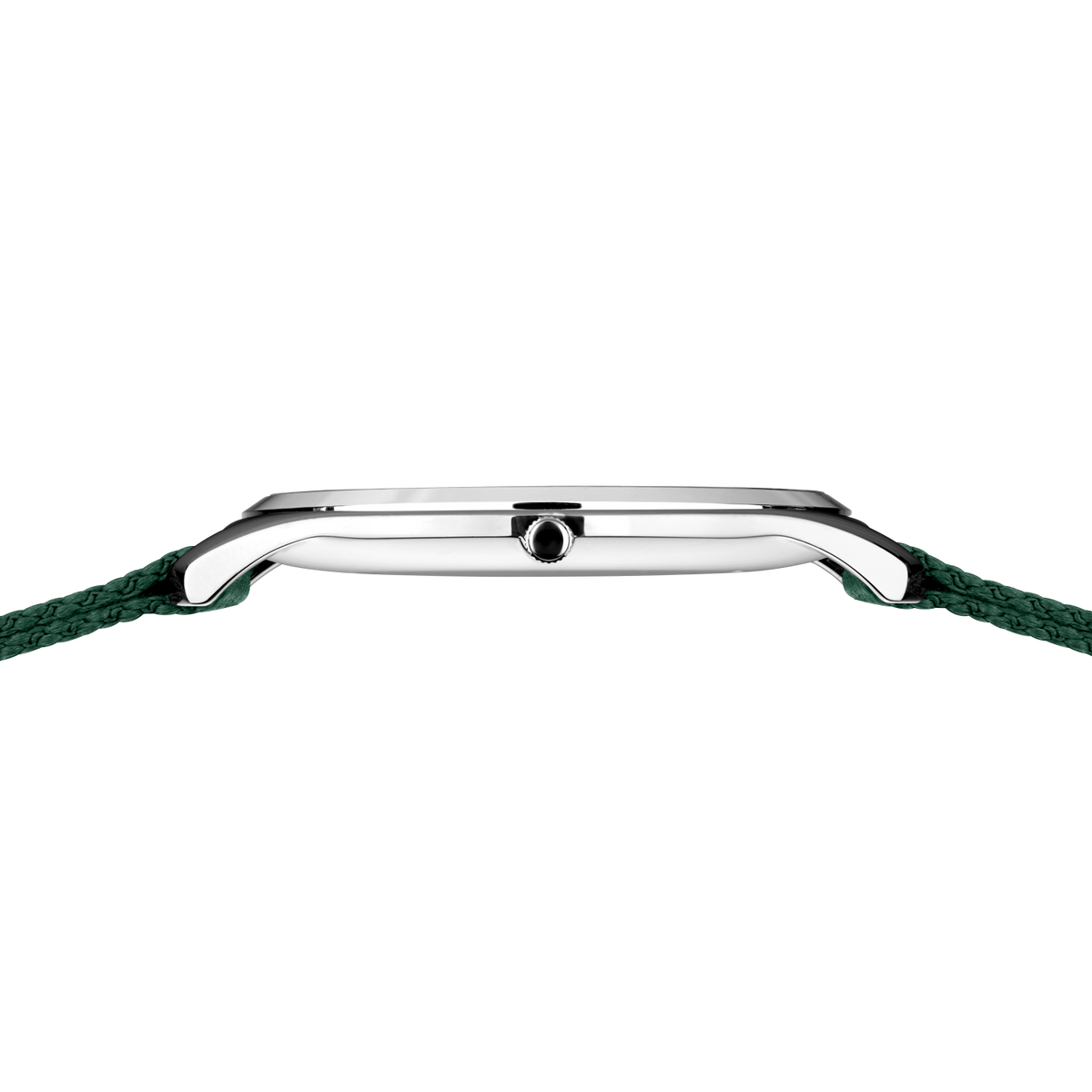 Ultra Slim Tekstil Ur Grøn