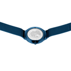 BERING wristwatch with dark blue case and textile strap, viewed from above
