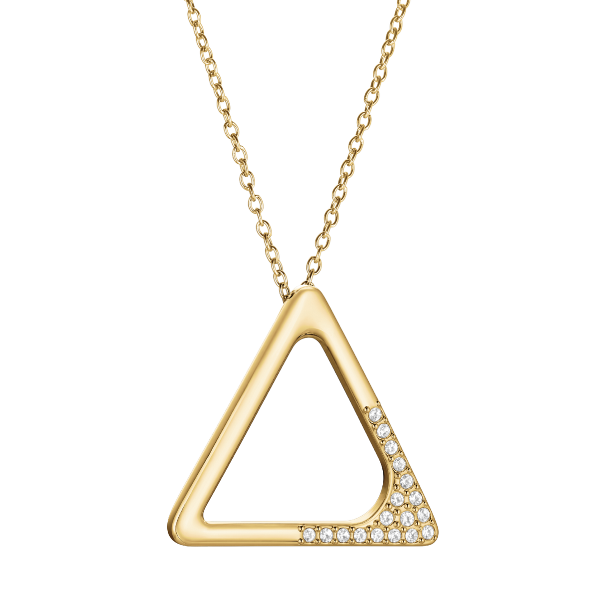 Pavé Iceberg Necklace Gold