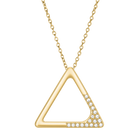 Pavé Iceberg Necklace Gold