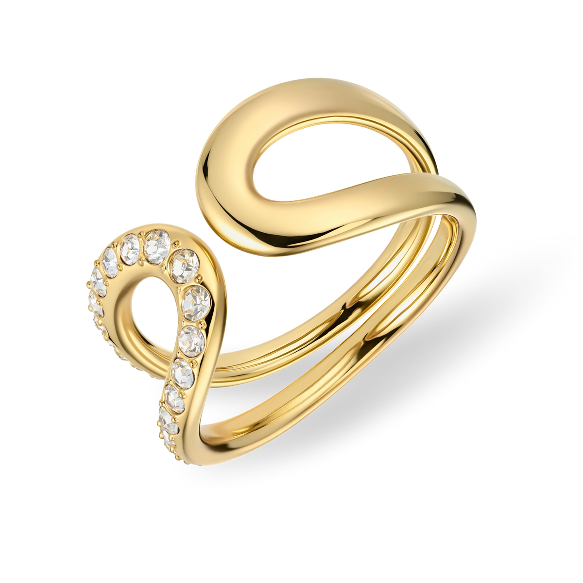 Spændevedhæng Ring Guld