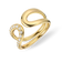 Spændevedhæng Ring Guld