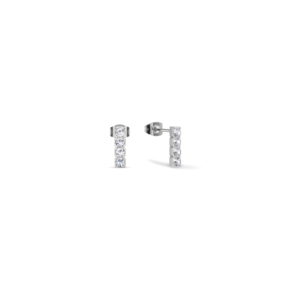 Pave Set Silver