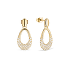 Arctic Pave Set Oval Gold