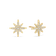 Pavé Polar Star Studs Gold