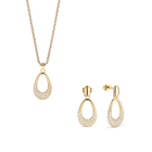 Arctic Pave Set Oval Gold