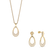 Arctic Pave Set Oval Gold