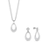 Arctic Pave Set Oval Silver