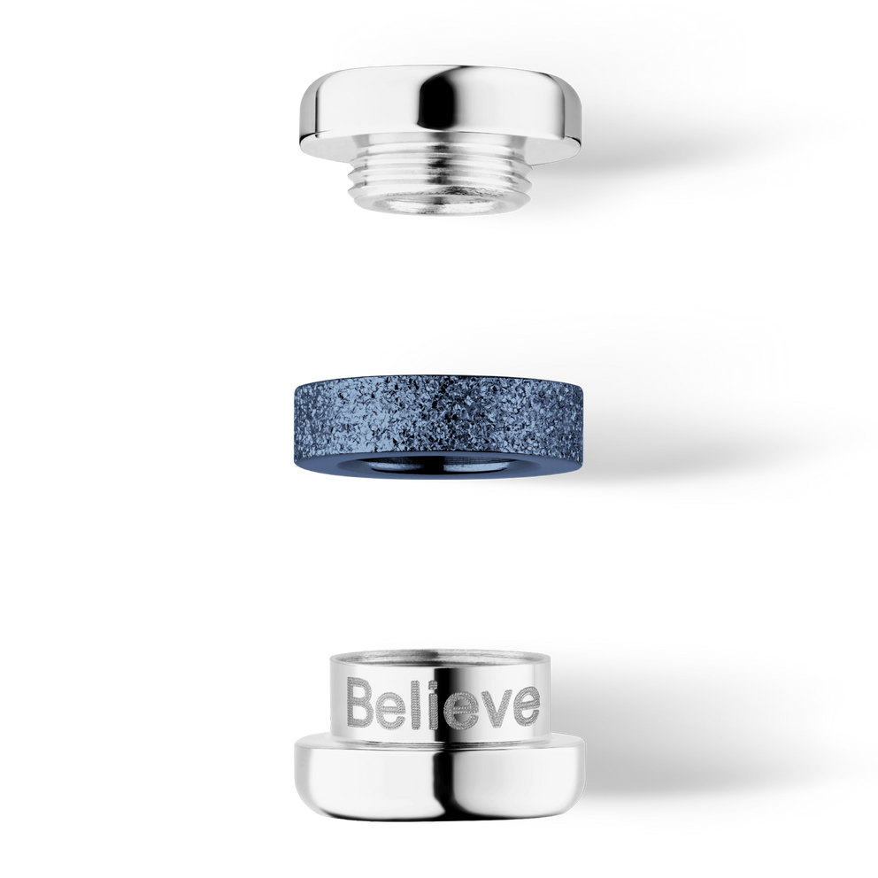 Believe Set silber/blue