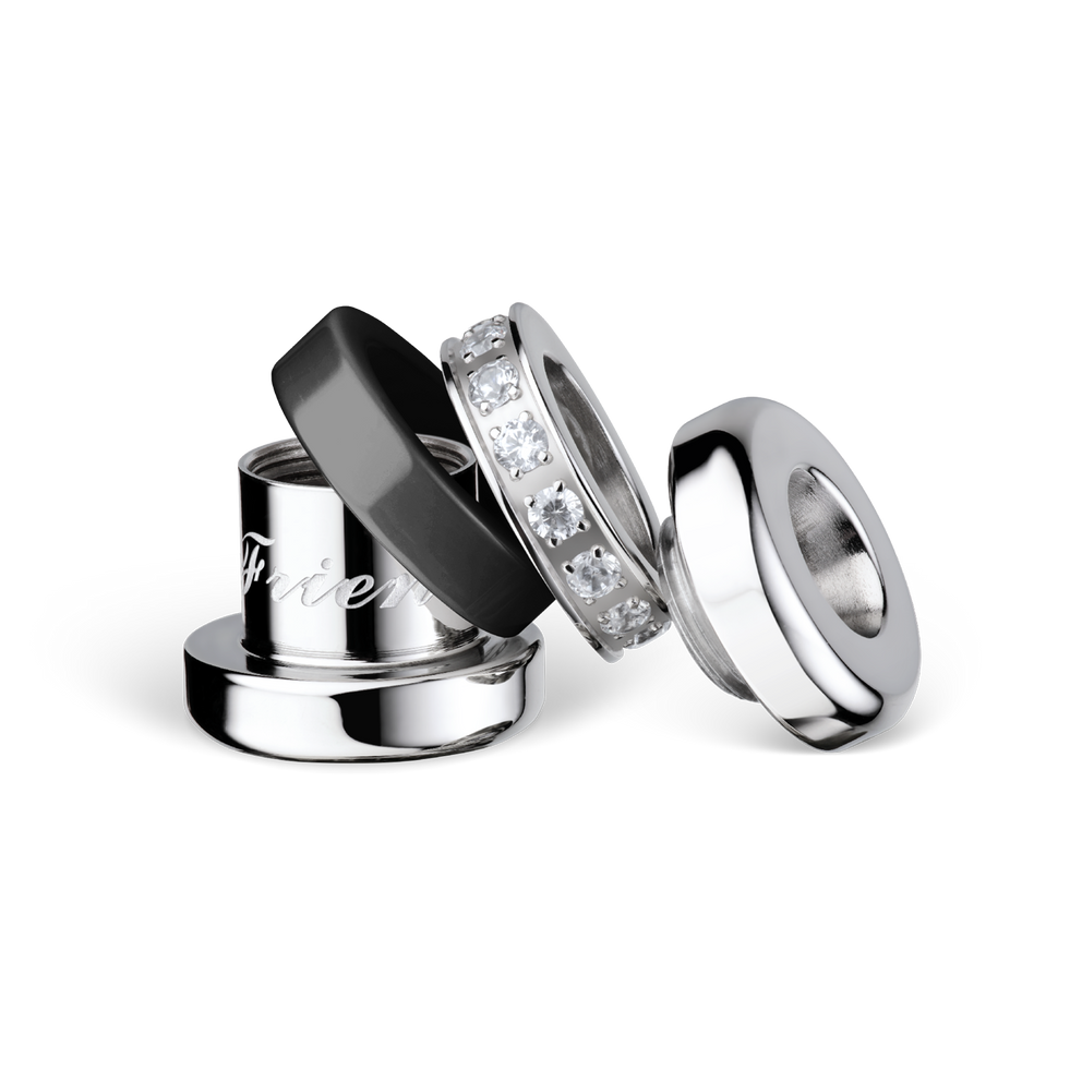 Best Friend silver/black