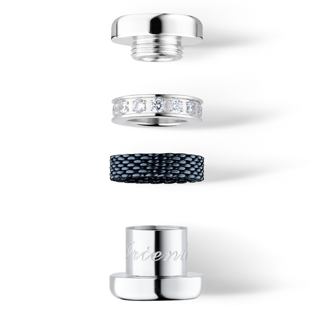 Friends 4 Ever silver/dark blue