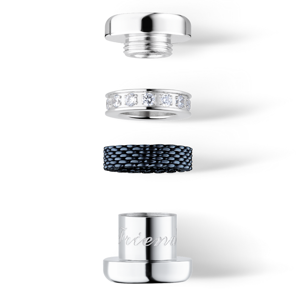 Friends 4 Ever silver/dark blue