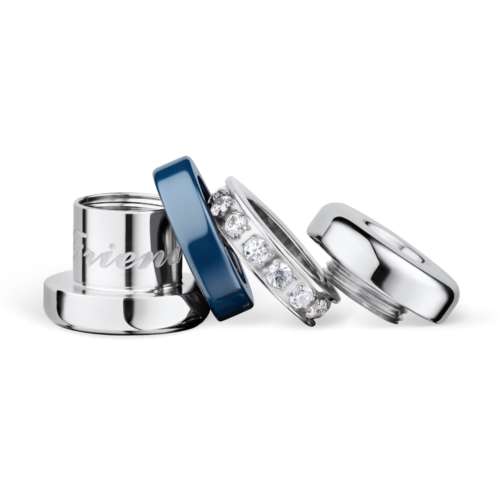 Friends 4 Ever silver/blue