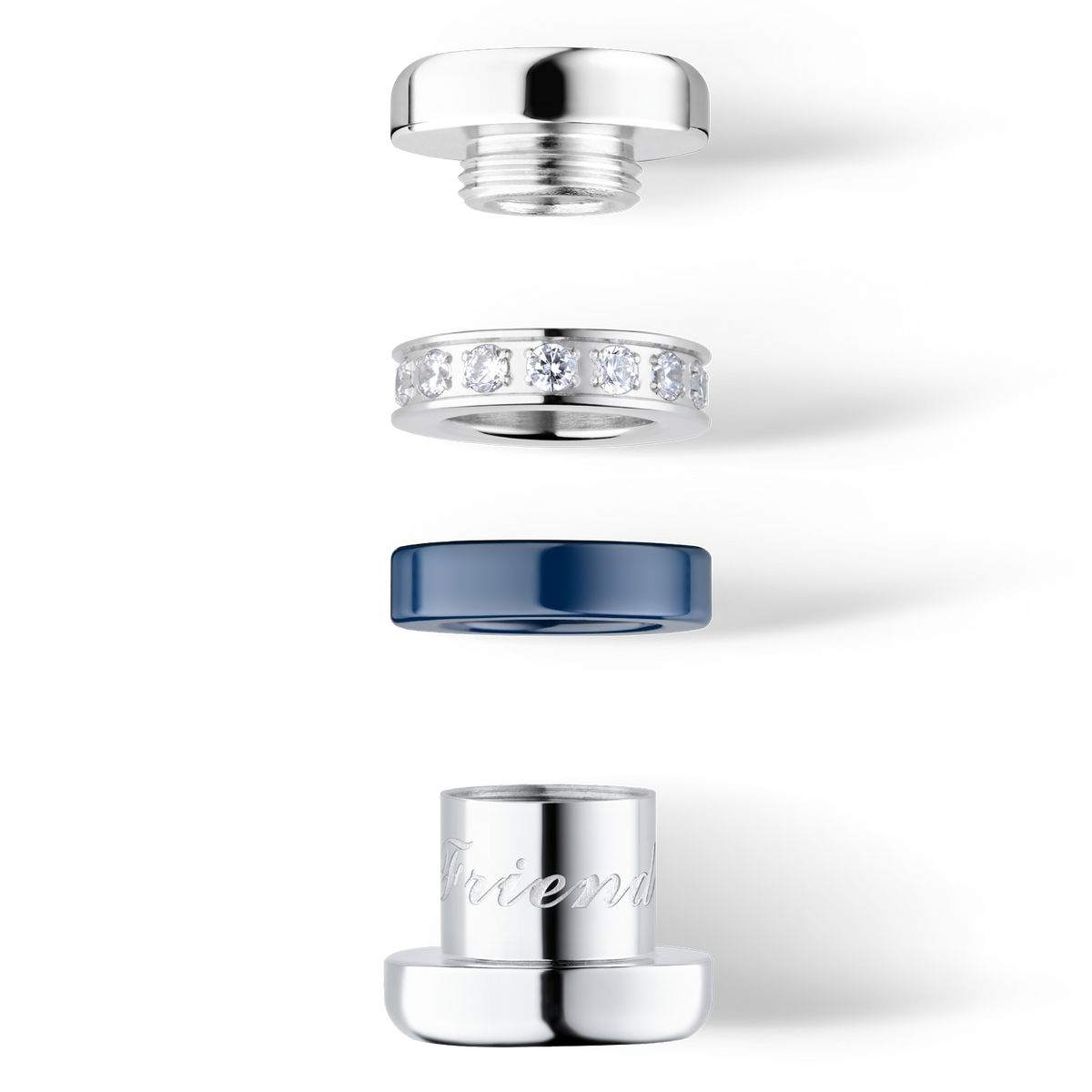 Friends 4 Ever silver/blue