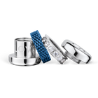 Love silver/blue