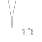 Pave Set Silver