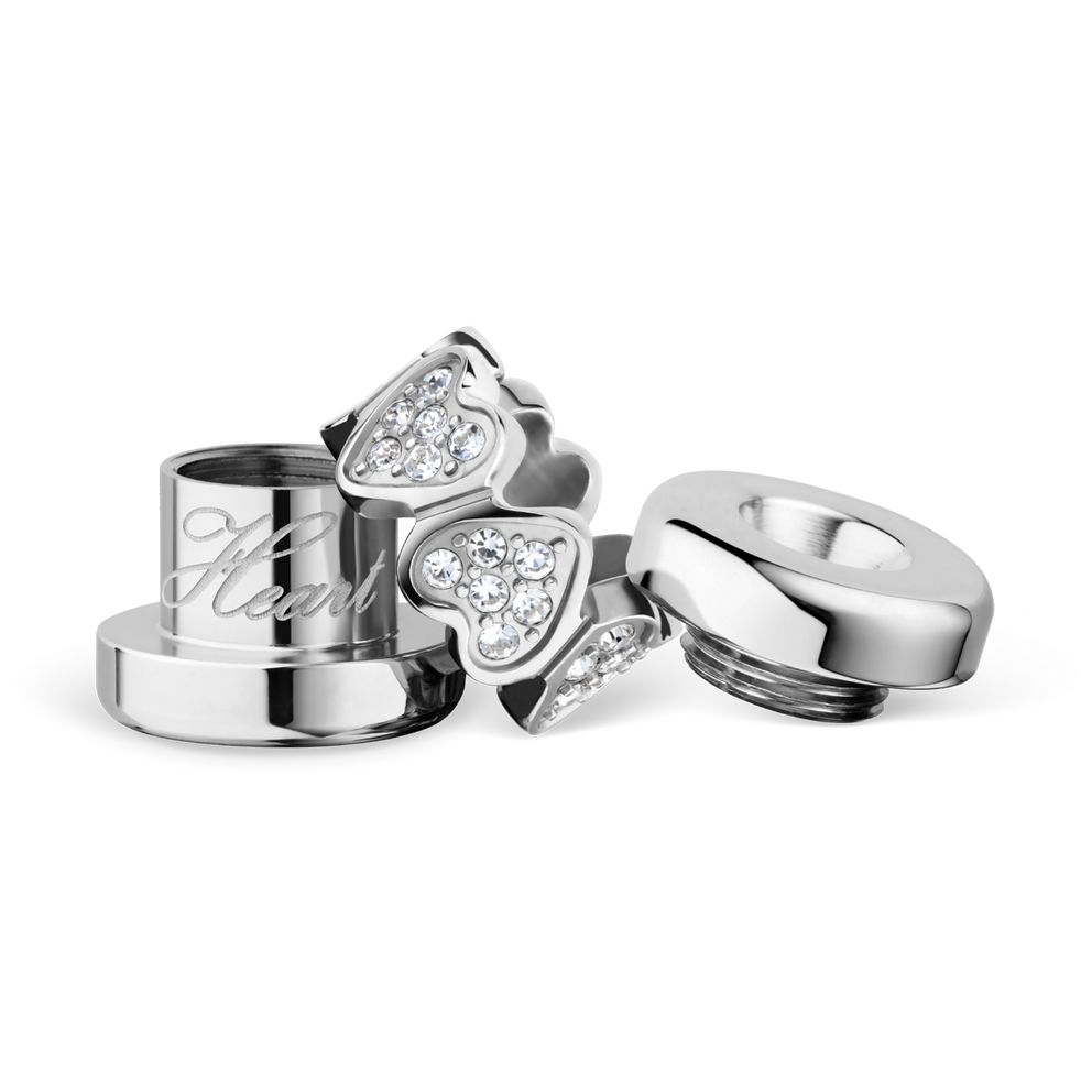 Sparkling Heart silver
