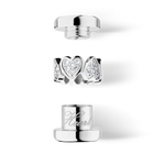Sparkling Heart silver