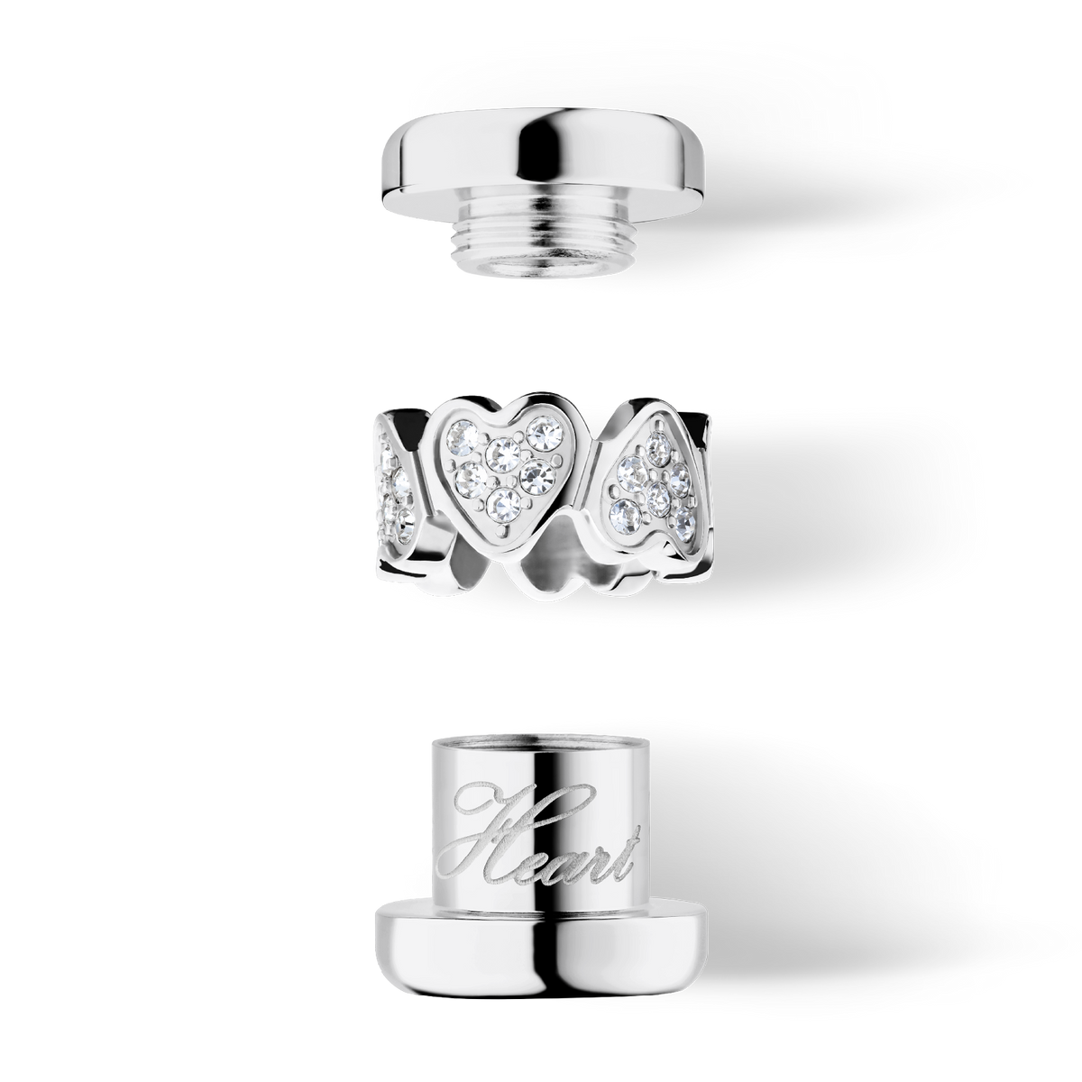 Sparkling Heart silver