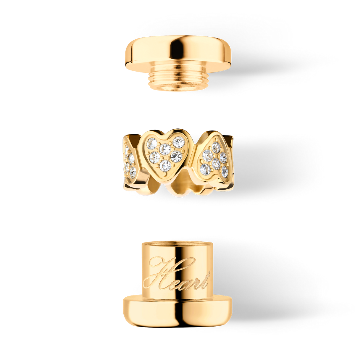 Sparkling Heart gold