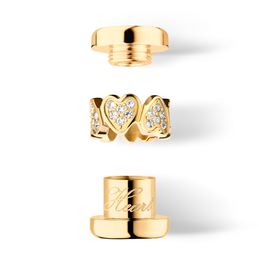 Sparkling Heart gold